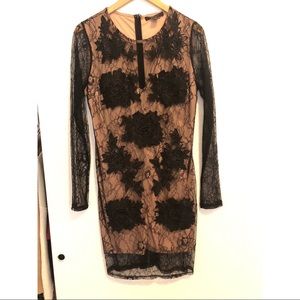 Forever 21 Contemporary Black Lace Dress